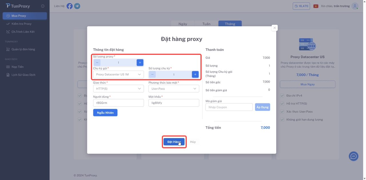 Mua proxy trên TunProxy
