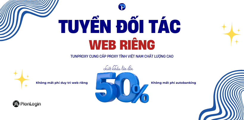 Tuyển đối tác web riêng
