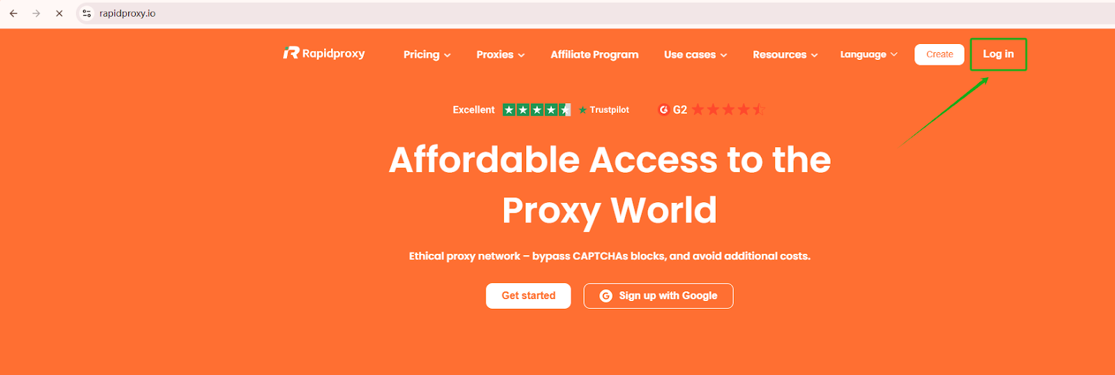 Truy cập trang web 